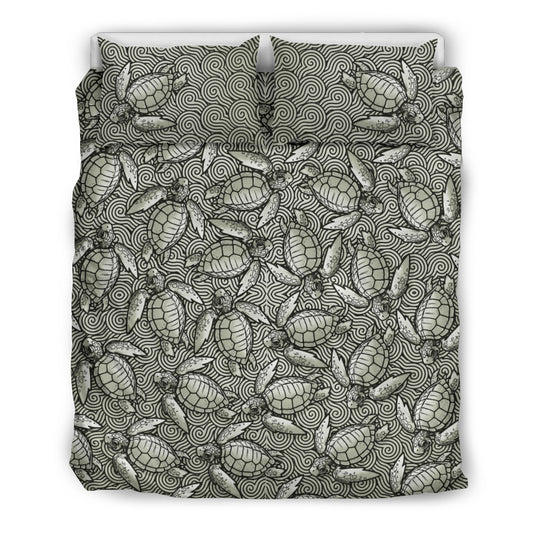 Swirly Turtles - Light Gray
